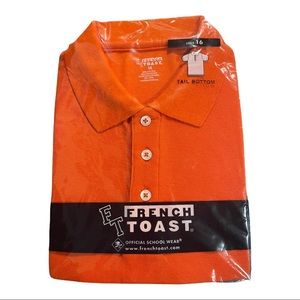 SZ 16 Short Sleeve French Toast Polo